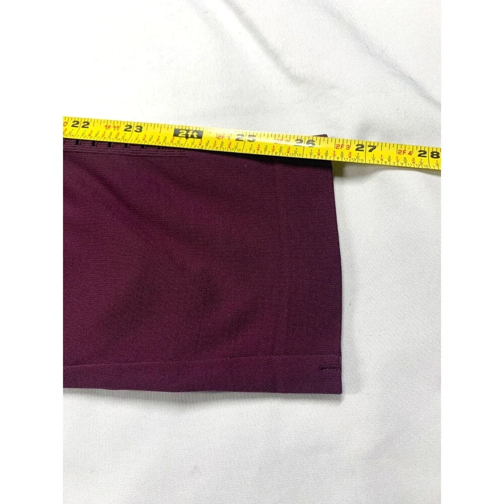 Athleta With Ease Top L Spiced Cabernet Burgundy - Picture 5 of 8